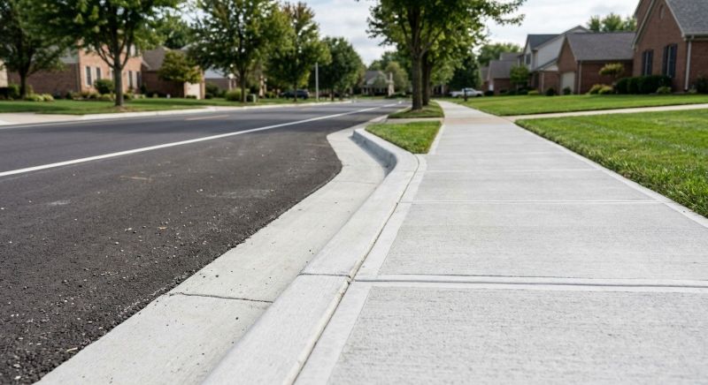 Curb And Sidewalk Installation Service