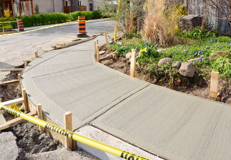 Curb And Sidewalk Installation
